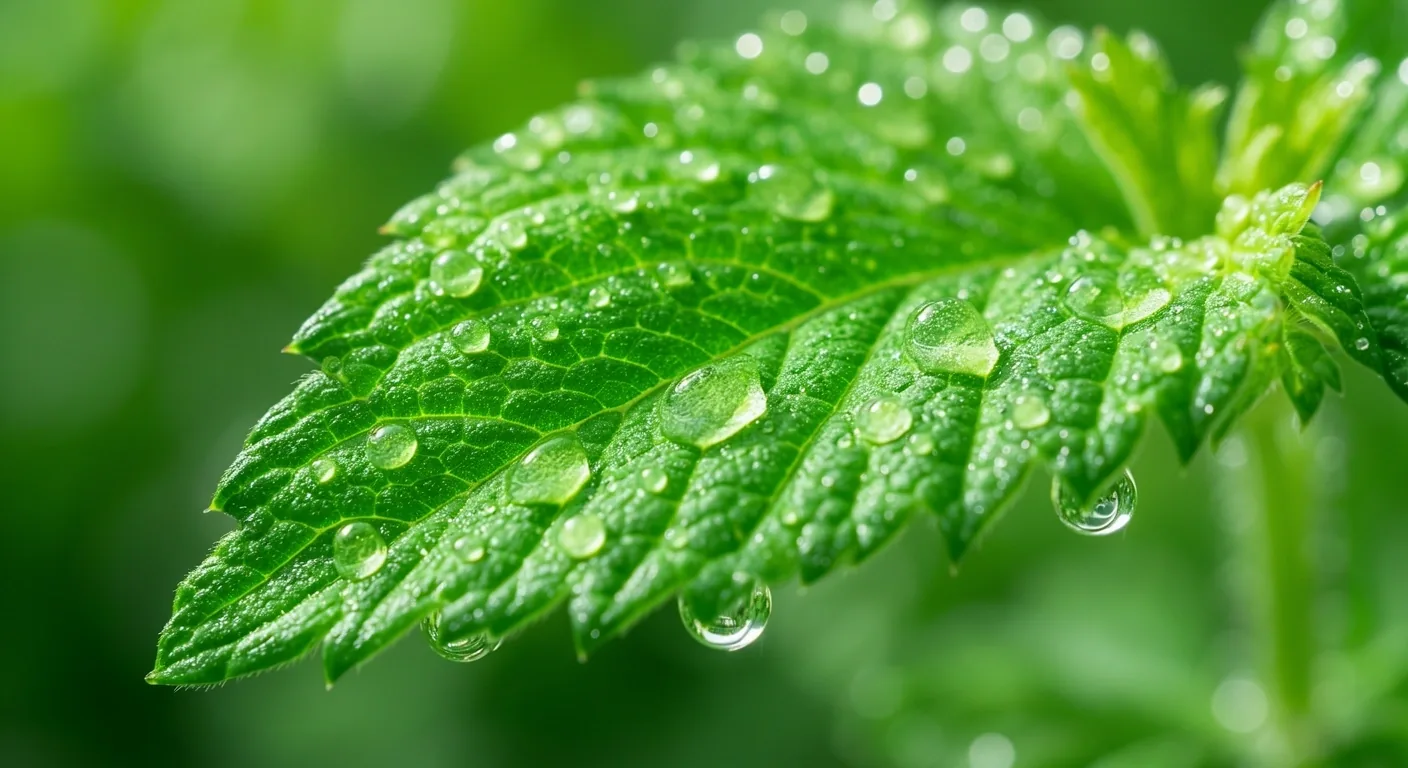 Botanical detail representing natural vitality